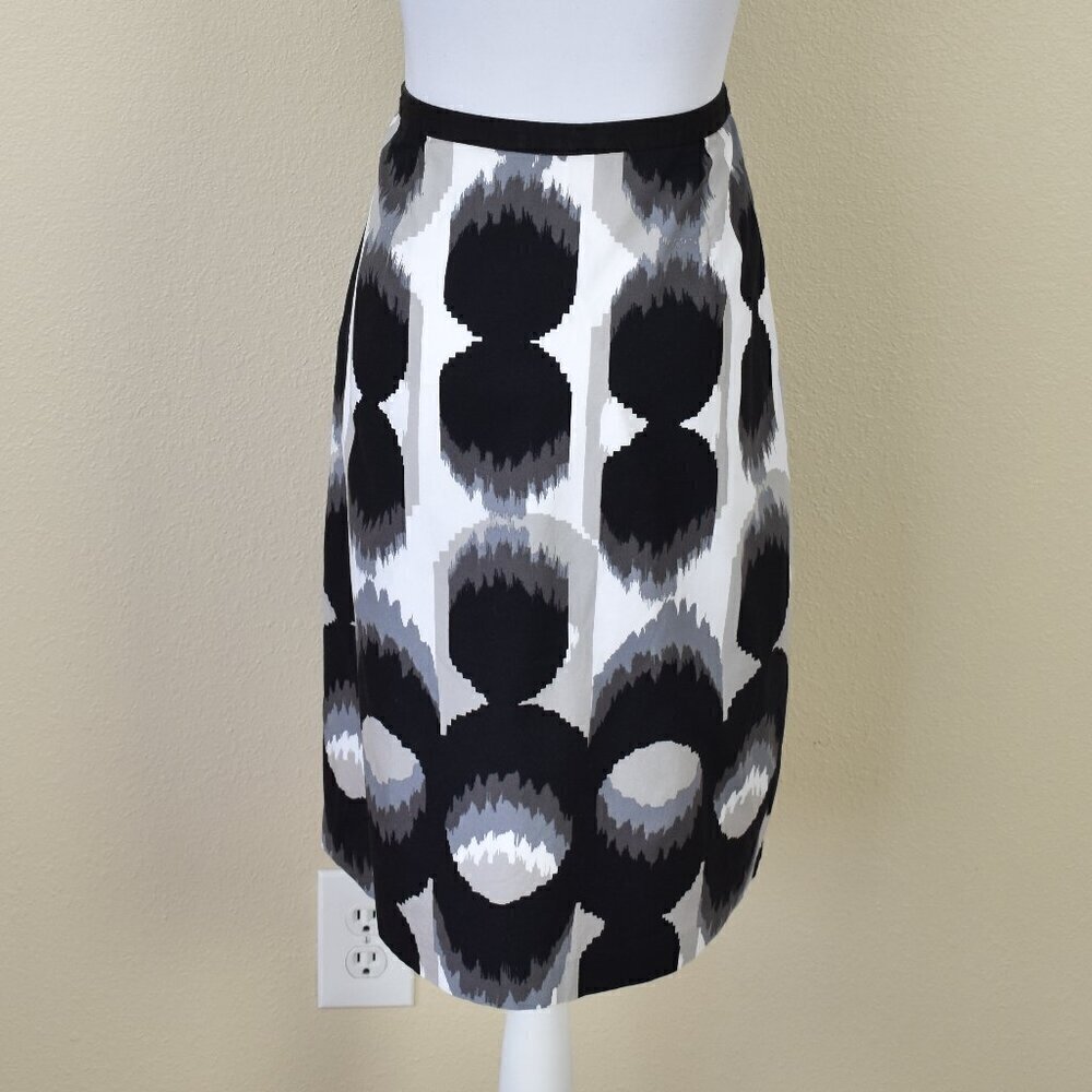 Boden Printed Knee Length A-Line Skirt - 6 - Picture 5 of 7